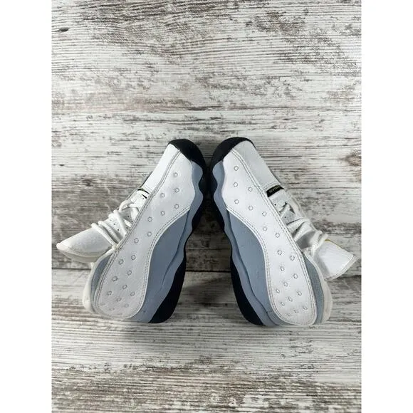 Toddler Nike Air Jordan 13 Retro White/Blue Sneakers Sz 9C Athletic