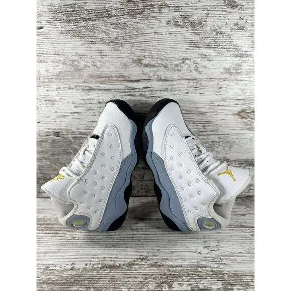 Toddler Nike Air Jordan 13 Retro White/Blue Sneakers Sz 9C Athletic