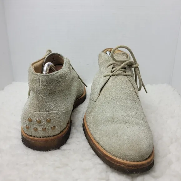 Tod’s Men's Chukka Boots Size 8 Tan Suede Leather
