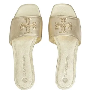Tory Burch Eleanor Gold Women's Slide Sandals