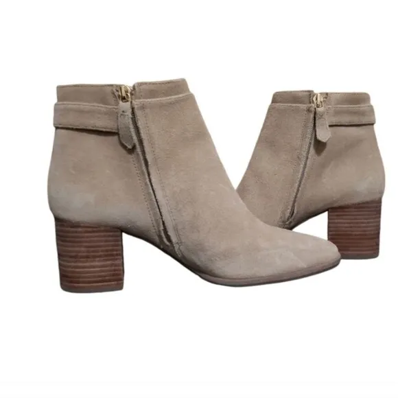 Tory Burch Sofia Suede Sand Ankle boots