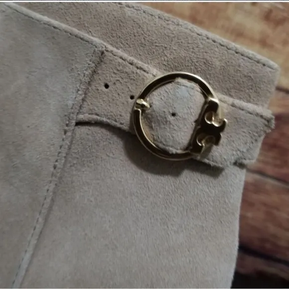 Tory Burch Sofia Suede Sand Ankle boots