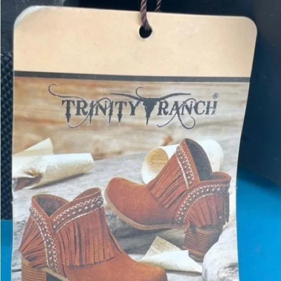 Trinity Ranch Western Embroidered Suede Boots Size 10 NWT – MSRP $164
