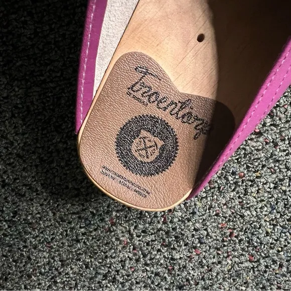 Troentorps Toffelfabrik Buckle Magenta Pink Authentic Swedish Clogs Shoes Sz 10