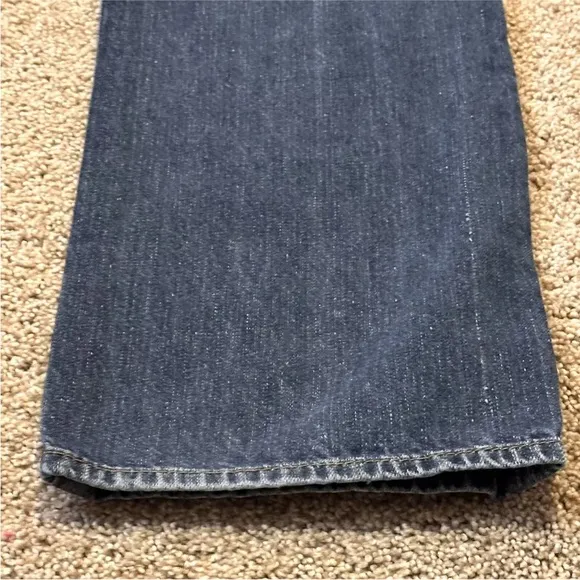 TRUE RELIGION Denim Jeans Blue Men's Size 32 #112790 Straight Leg Distressed EUC