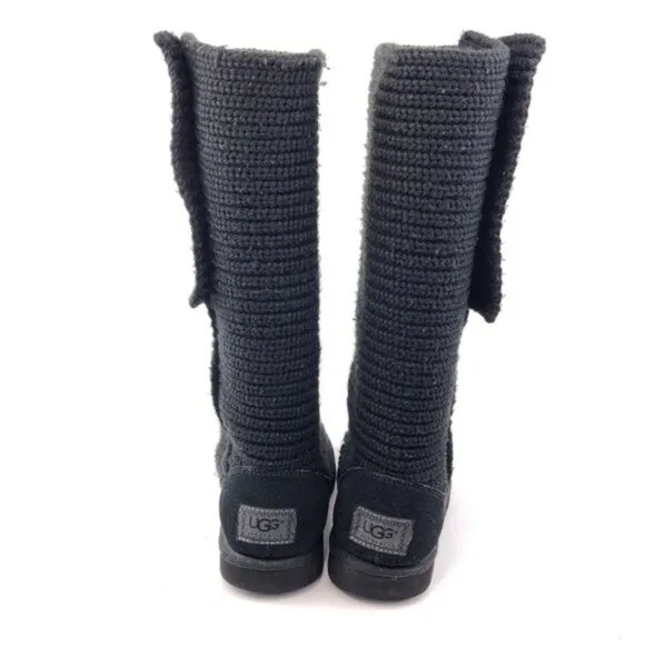 UGG Australia 'Classic Cardy' Tall Knit Winter Boots 7