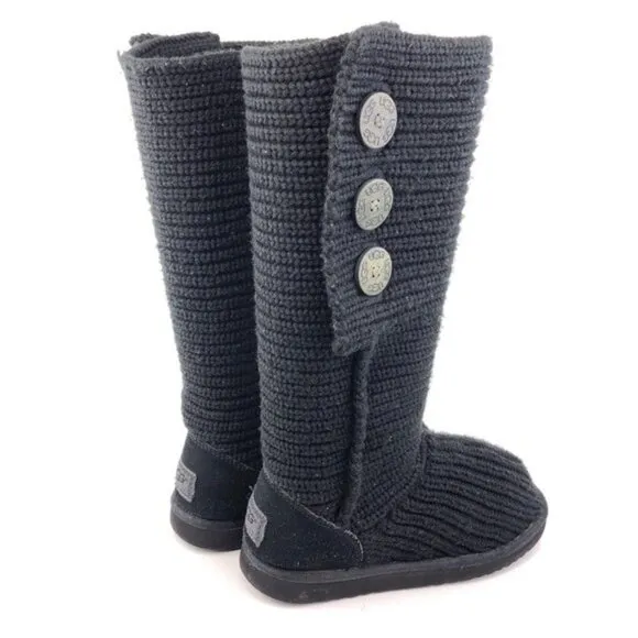 UGG Australia 'Classic Cardy' Tall Knit Winter Boots 7