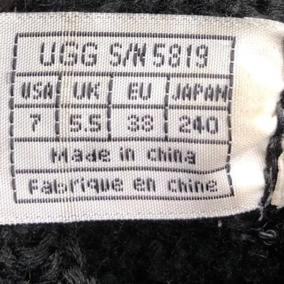 UGG Australia 'Classic Cardy' Tall Knit Winter Boots 7