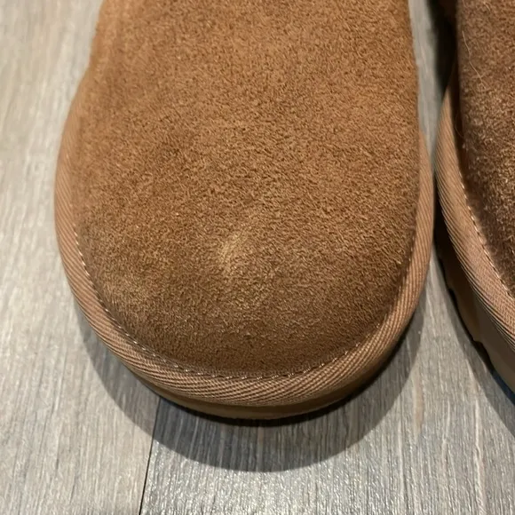 UGG Australia Classic Mini Rubber Logo Chestnut Boots