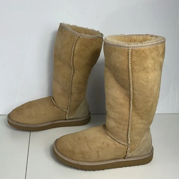 UGG Australia Classic Tan Winter Tall Boots for Women’s Size 7