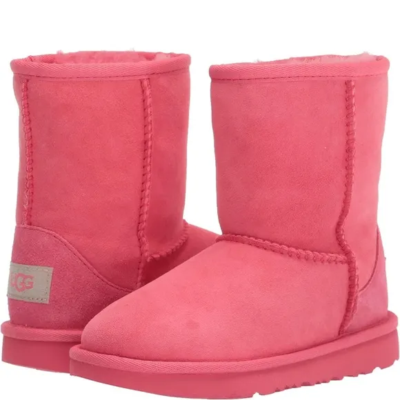 UGG Big Kids Classic Boots Strawberry Sorbet Size 5K