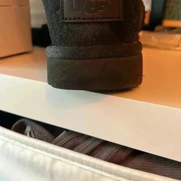 Ugg Black Classic Tall II Suede Boots