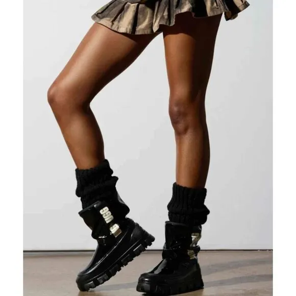 Ugg classic brellah mini boots black