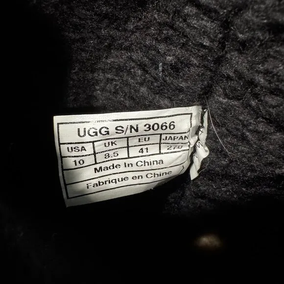 UGG Classic Cardy Black Multi-Height Knit Boots