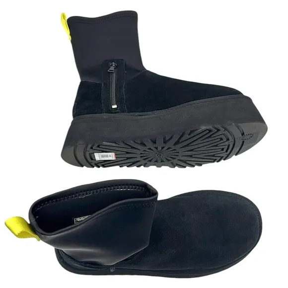 UGG Classic Dipper Platform Ankle Boots Size 9