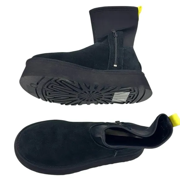 UGG Classic Dipper Platform Ankle Boots Size 9