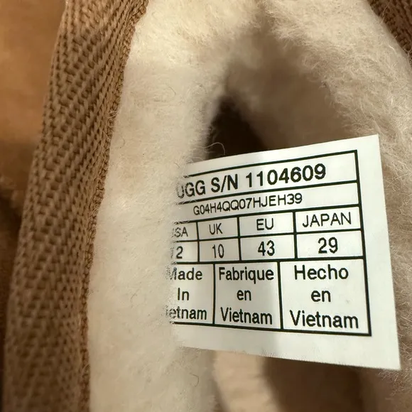 UGG Classic Femme Mini Boots size 12 in Camel