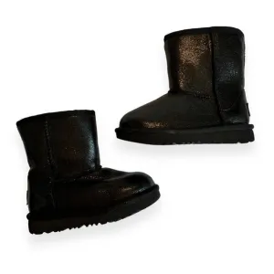 UGG Classic II Black Metallic Sparkle Boots