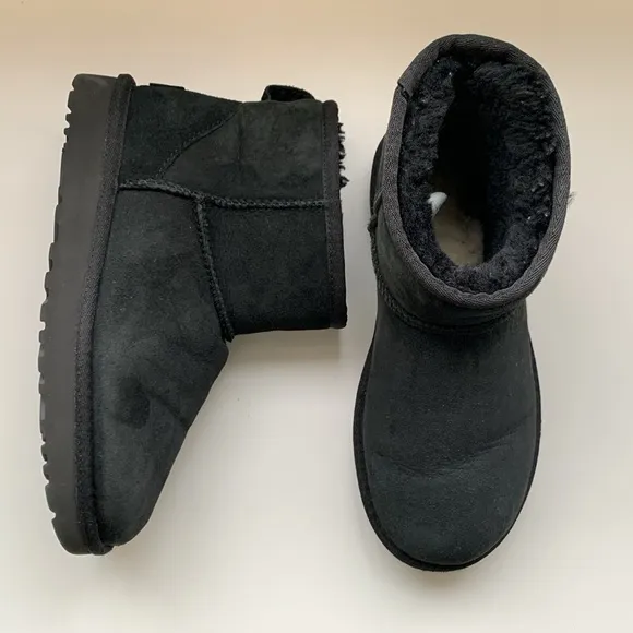 UGG Classic Mini Boots in Black Size 5