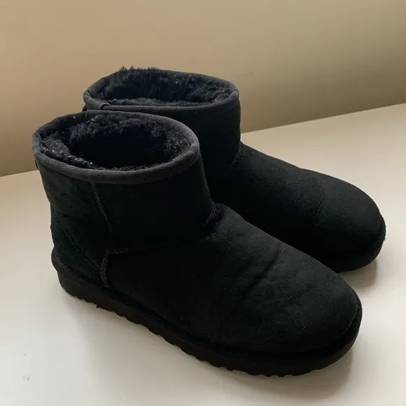 UGG Classic Mini Boots in Black Size 5