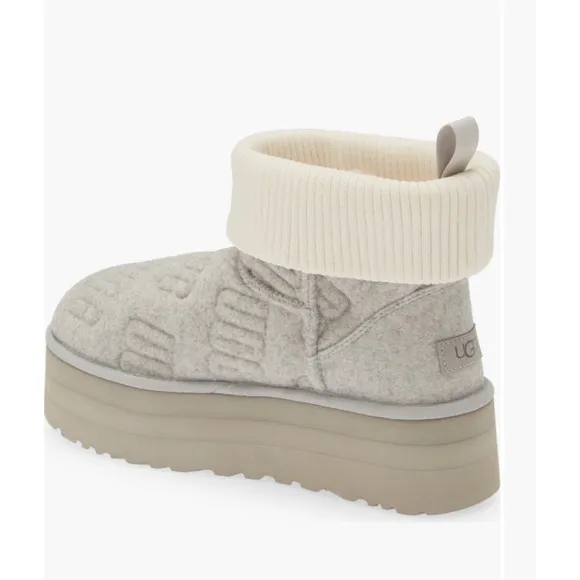 UGG Classic Mini Felted Platform Boots