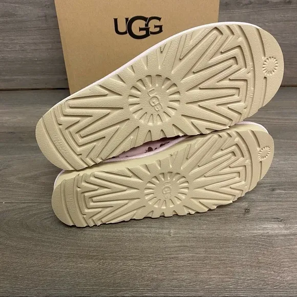 UGG | Classic Mini Floral Foil Boots Seashell Pink New In Box