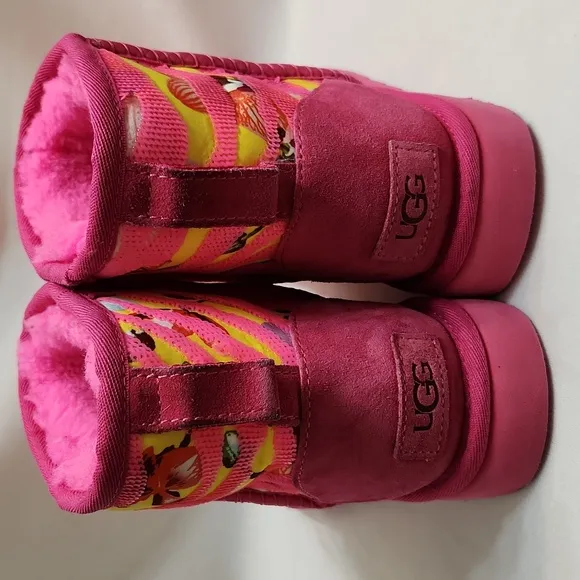 UGG Classic Tiger Flower Mini boots (size 6)