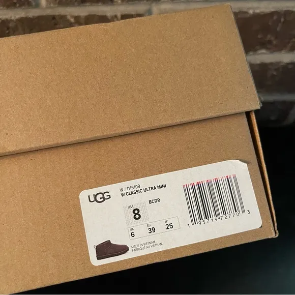 Ugg Classic Ultra Mini Boots Burnt Cedar