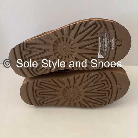UGG Classic Ultra Mini Platform Boots Chestnut Big Kids 6 (Fits Women’s 8) NWOB