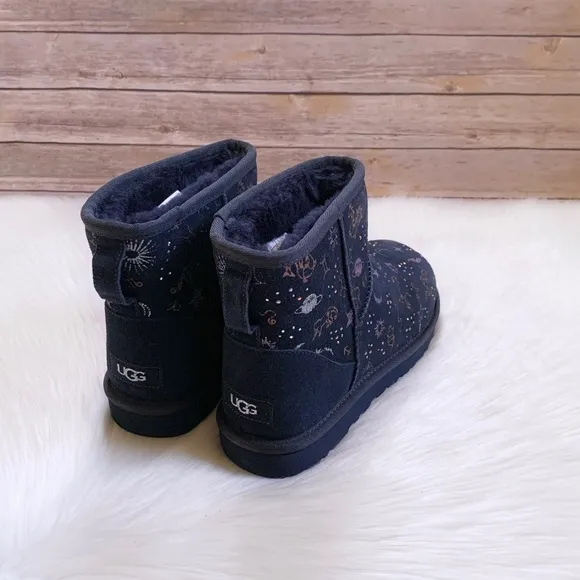 UGG Classic Zodiac Mini Starry Night Boots