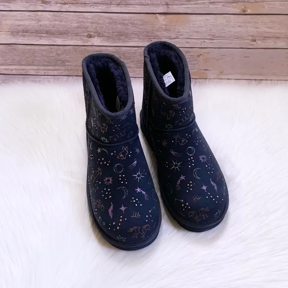 UGG Classic Zodiac Mini Starry Night Boots
