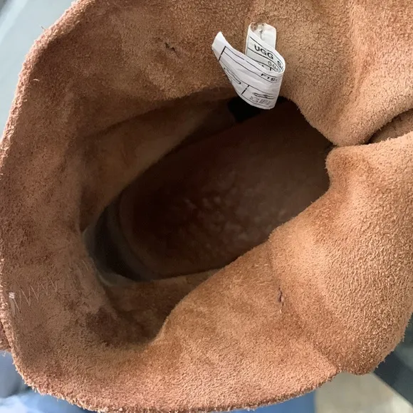 UGG Elvi Chestnut Suede Lace-Up Boots