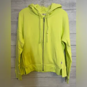 UGG Gertie Full Zip Hoodie Medium Sunny Lime