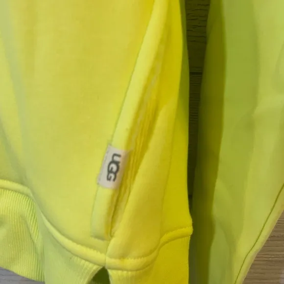 UGG Gertie Full Zip Hoodie Medium Sunny Lime