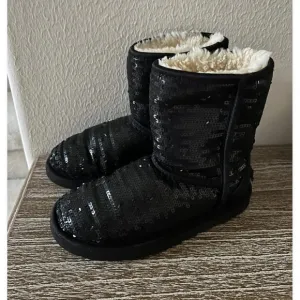 UGG Girl's Classic Short Sequin Boots