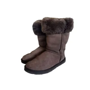 UGG Grey Sheepskin Classic Tall Boots 5815 Women's Size W 7