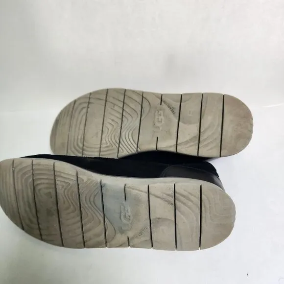 Ugg Hendrickson Chukka Boots Black Suede 1013862 Size 10