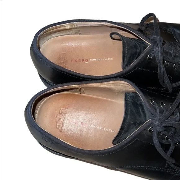 UGG‎ Jovin Black Leather Oxford Shoes