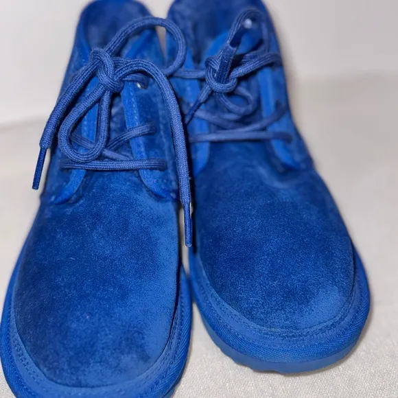 UGG Kids Blue Suede Boots