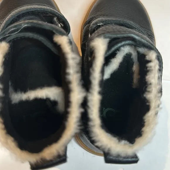 Ugg Leather and Suede Velcro Sneaker Boots
