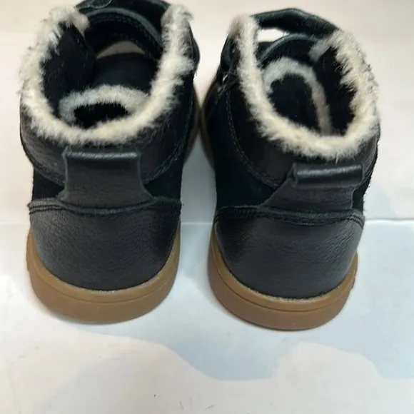 Ugg Leather and Suede Velcro Sneaker Boots