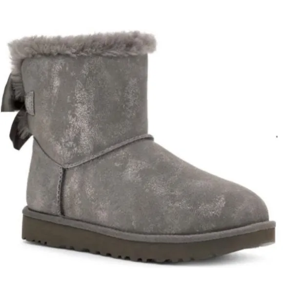UGG Mini Bailey Bow Glimmer Boots