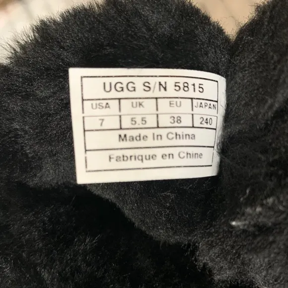 UGG Original Classic Tall Boot Black style 5815 7