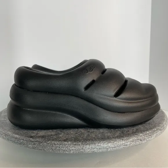 Ugg Sport Yeah Black Rubber Shoes Clogs Sandals 7