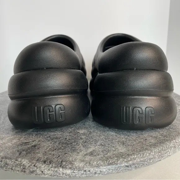Ugg Sport Yeah Black Rubber Shoes Clogs Sandals 7