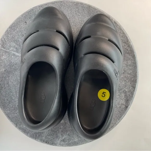 Ugg Sport Yeah Black Rubber Shoes Clogs Sandals 7