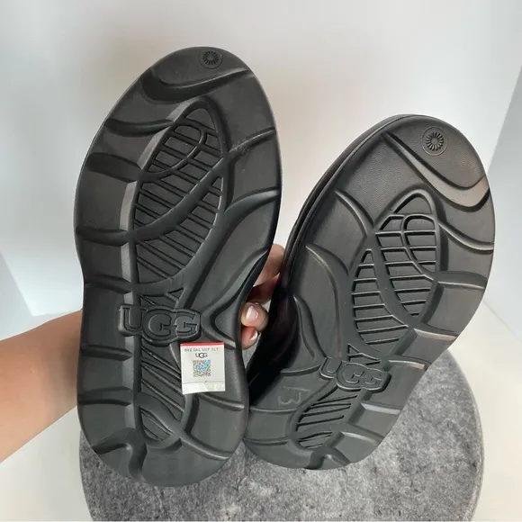 Ugg Sport Yeah Black Rubber Shoes Clogs Sandals 7