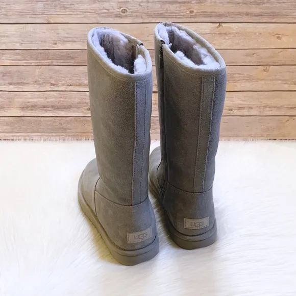 UGG Women’s Alber Seal Grey Suede Boots