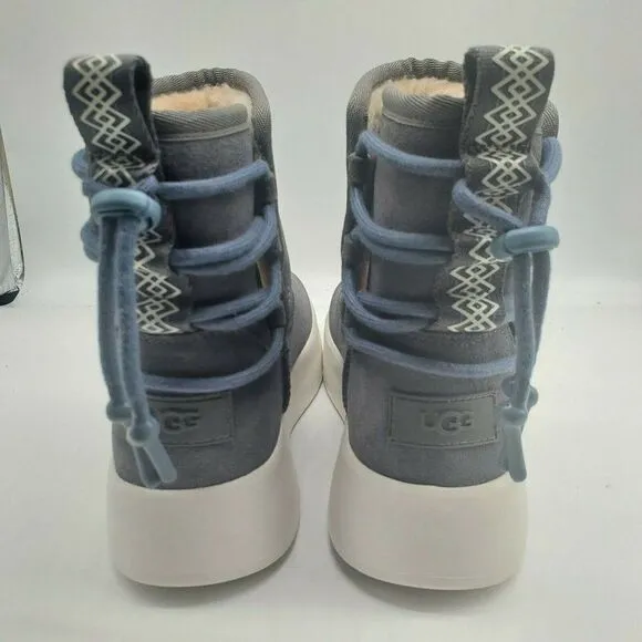 Ugg Womens Classic Boom Ankle Gray Boots Size 5