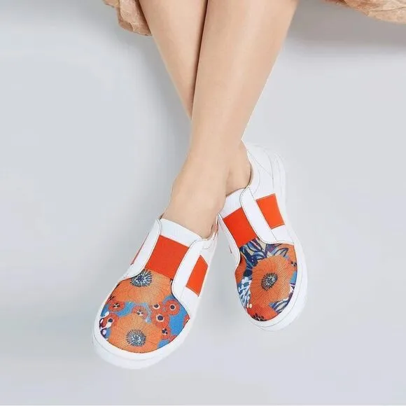 UIN Women's Walking Casual Slip On Skate Shoes (Marigolds Cordoba)New No Box